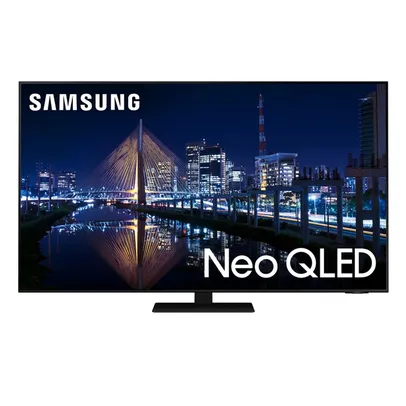 Smart TV Samsung 55&quot; QN85A 4K Neo QLED Processador IA Som em Movimento Tela Sem limites Design Slim Alexa Built In