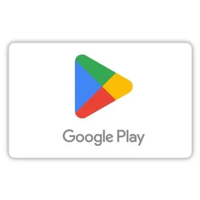 [Via recarga Pay/Primeira Compra ] Gift Card Digital Google Play R$ 100