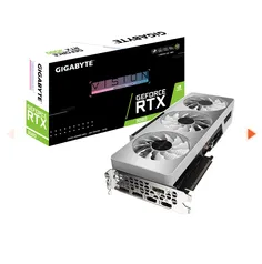 Placa de Vídeo Gigabyte Geforce RTX 3080 VISION OC, LHR, 10GB, GDDR6X, DLSS, Ray Tracing, GV-N3080VI