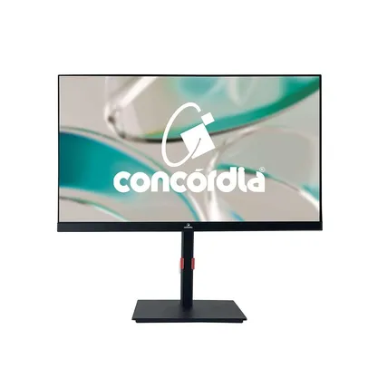 Monitor Concórdia, 23.8 Pol. LED Full HD, VGA/HDMI,  Com Ajuste Altura/Rotação - P2401