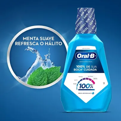 [ PRIME ] Oral-B Enxaguante Bucal 100% De Sua Boca Cuidada 1,5 L