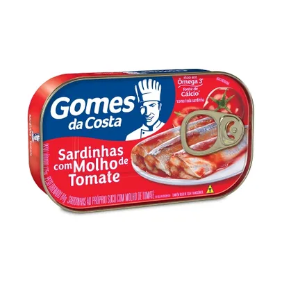 (AME SC 2,93) Sardinhas c/molho de tomate 125G gdc