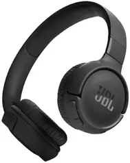 Fone de ouvido sem fio JBL Tune 52OBT Dobrável Preto