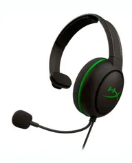 Headset Gamer HyperX CloudX Chat, Drivers 40mm, Xbox One e Xbox Série X e S, P3, Preto e Verde | R$100