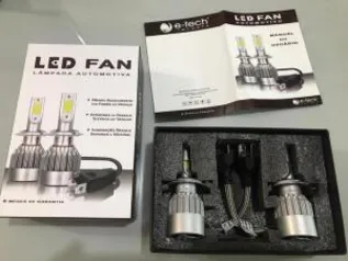 Kit Lampada LED H4 40W 8000k - E-Tech