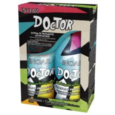 Kit Inoar Doctor: Shampoo 250ml + Condicionador 250ml por R$25