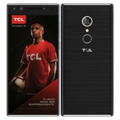 Smartphone TCL T7, Dual Chip, Preto, Tela 5.7", 4G, Android 7.0, Câmera 12MP e Frontal Dupla 13+5MP, Octa Core, 3GB RAM, 32GB | R$674