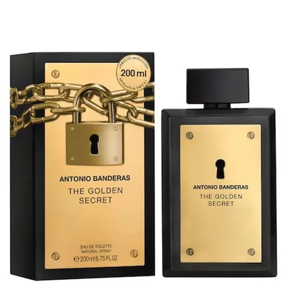 The Golden Secret Antonio Banderas Eau de Toilette - Perfume Masculino 200ml