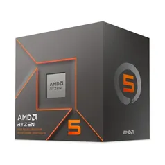 Processador AMD Ryzen 5 8600G, 4.3 GHz (5.0GHz Max Turbo), Cachê 6MB, 6 Núcleos, 12 Threads, AM5, Vídeo Integrado - 100-100001237BOX