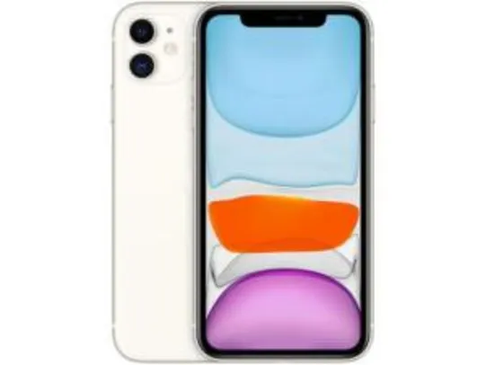 [APP] iPhone 11 Apple 64GB Branco 6,1” 12MP iOS | R$3.959