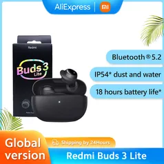 (ÀS 21H) Versão global | Xiaomi Redmi Buds 3 lite fones de ouvido sem fio bluetooth 5.2