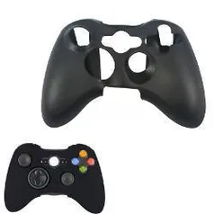 Case Capa De Silicone Para Controle Xbox 360 - Preto R$ 1,99