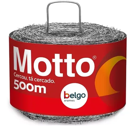 Arame Farpado Belgo Motto® - 500m Belgo Bekaert Arames