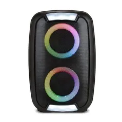 [AME R$ 246] Mini Torre Neon 2 Led Rgb 250w Bt/Sd/Fm/Aux/Tws Multilaser – SP400