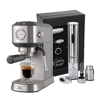 Kit Cafeteira Espresso Compacta e Kit Vinho Oster - 220V