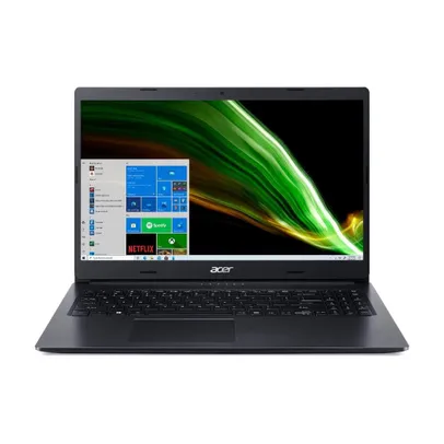 Notebook Acer Aspire 3 15.6 HD A315-23-R6M7, amd Ryzen 5 3500U, 8GB DDR4, 256GB ssd, W10, Vega 8, Preto