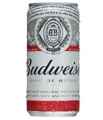 (APP/AME 1,74) Cerveja Budweiser Lager Lata 269 Ml