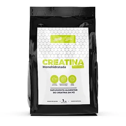 Creatina Monohidratada 1Kg 4well Importada 100% Pura com Laudo Eurofins