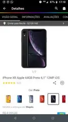 IPhone XR Apple - 64GB - Preto