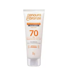 (RECORRENCIA) Protetor Solar Facial Cenoura e Bronze FPS70 50g - R$19