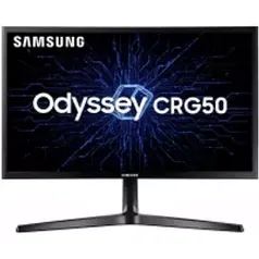 Monitor Gamer Curvo Samsung 24" FHD 144Hz HDMI DP Freesync Preto Série