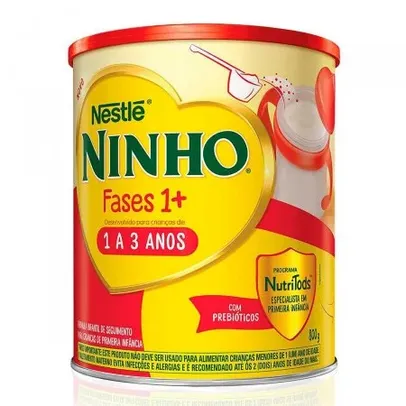 [Site + SO HOJE] Fórmula Infantil Ninho Fases 1+ com 800g