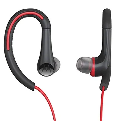 Fone de Ouvido Earbuds Sport, Intra-Auricular com Microfone, Motorola, SP008, Vermelho, Único | R$50