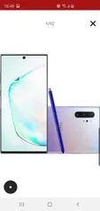 (AME R$2.996) Galaxy Note 10+ 256GB Dual Chip Android 9.0 Tela 6.8" Octa-Core 4G Câmera 12MP + 16MP + 12MP + Tof R$3.329