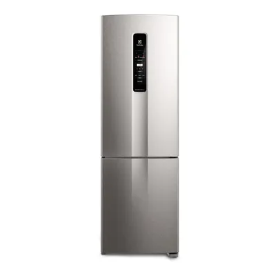 Geladeira Electrolux Frost Free 400L Inverse Inverter com AutoSense cor Inox Look (IB45S) 