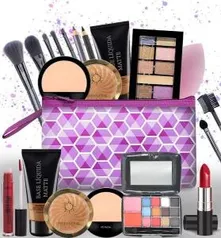 Kit Maquiagem Pincel Completo Bella Femme Grandes Marcas | R$58