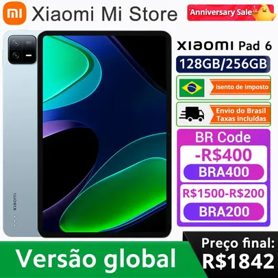 [Do Brasil] Tablet Xiaomi Pad 6 