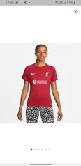 Camisa Liverpool I 22/23 Nike torcedora pro - Feminina