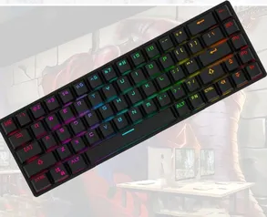 Teclado mecânico Bluetooth DK68 | R$222