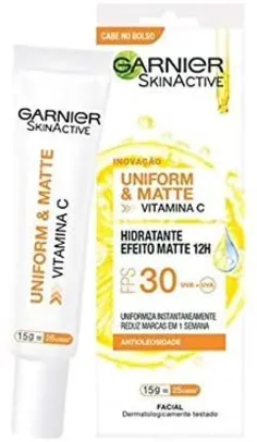 Garnier Hidratante Facial Efeito Matte Fps30 Uniform&Matte - 15 g R$12