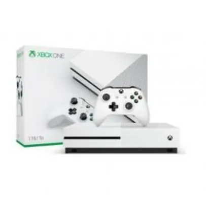 Xbox One S 1 TB branco - R$1359