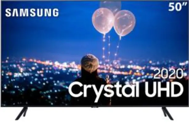 Smart TV LED 50" UHD 4K Samsung 50TU8000 Crystal | R$ 2799