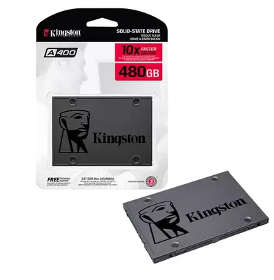 SSD Kingston A400, 240GB, SATA, Leitura 500MB/s, Gravação 350MB/s - SA400S37/240G