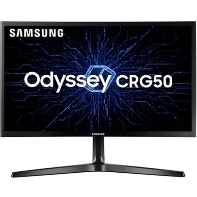 Monitor Gamer Curvo Samsung Odyssey 24" LC24RG50FQLMZD HDMI 4ms 144hz | R$1160