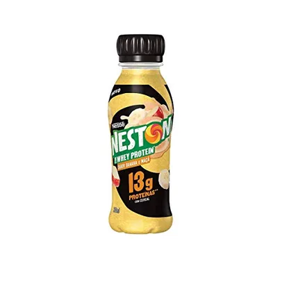 (Qtd. Mín: 4)Neston, Bebida Garrafa, Protein Banana e Maça, 280ml