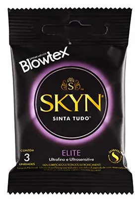 [Recorrência] Preservativo Elite com 3 Unidades, SKYN