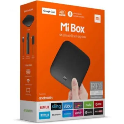 Xiaomi Mi Box Global 4K UHD Android TV MDZ-16-AB | R$314