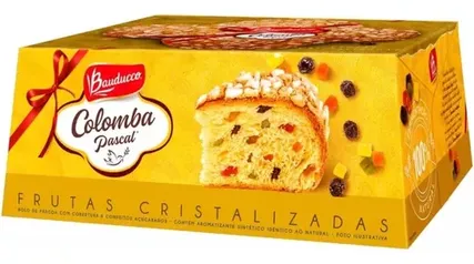 Colomba Pascal Frutas Cristalizas Bauducco 454g