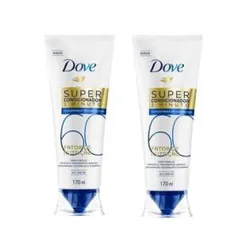 2 Super Condicionadores Dove Nutrição 60 170 Ml | R$18,31 PRIME