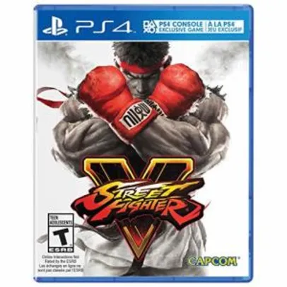 Street Fighter V - PS4 R$ 28,60 (PSN Plus)