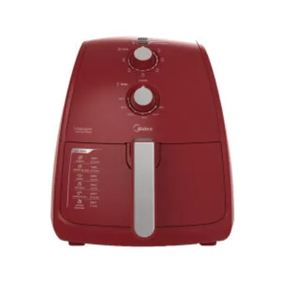 [AME R$ 369] Fritadeira Elétrica Airfryer Midea 4L Vermelha | R$ 419