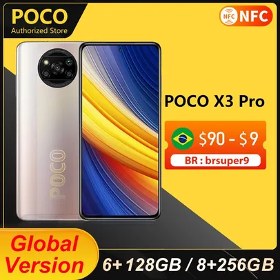 Poco X3 PRO 8gb/ 256gb - Versão Global (preto) | R$1.366