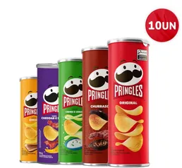 Combo Pringles Sabores Sortido 10 Unidades 