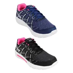 Kit 2 Tênis Jogger Zeus Feminino Leve Confortável Caminhada | R$100