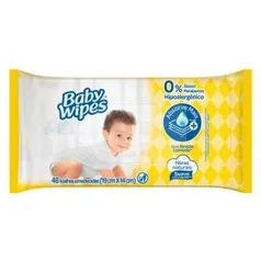 Toalhas Umedecidas Huggies Baby Wipes - 48 Unidades | R$4