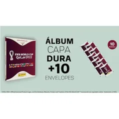 Álbum Capa Dura Copa Do Mundo Qatar 2022 + 10 Envelopes